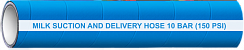 Напорно-всасывающий шланг для молока и молочных продуктов MILK SUCTION AND DELIVERY HOSE (MF-010-...-AB)
