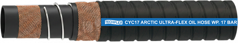 Морозоустойчивый напорно-всасывающий шланг для нефтепродуктов TECHFLEX CYC17 ARCTIC (аналог Arctic ExtremeFlex)