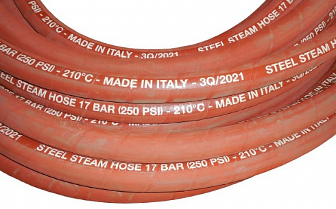 Напорный шланг для пара STEEL STEAM HOSE (MS-017-...-VR), аналог Plicord 250 Steam