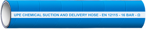 Напорно-всасывающий шланг для химических веществ UHMWPE CHEMICAL SUCTION AND DELIVERY HOSE (MX-016-...-AU)